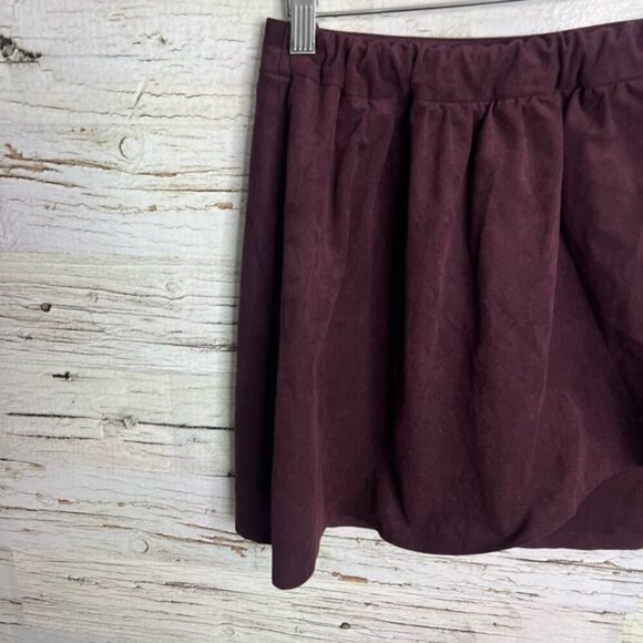Artitzia Wilfred Free Nescher Skirt Maroon Wine  size xs - Picture 2 of 7